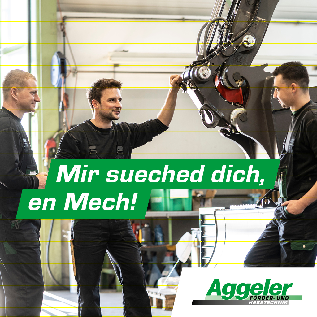 Aggeler AG Steinebrunn - für innovative Hebetechnik, Fördertechnik – Jobs