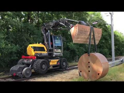 Hydrostatischer Zweiwegebagger