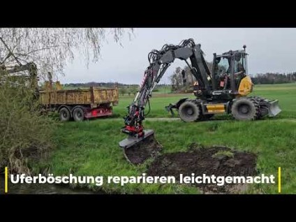 Bearbeitung Uferböschung