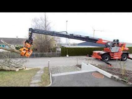 mit Woodcracker und Seilwinde