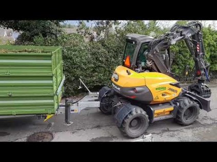 Mobilbagger mit 7t Anhängelast