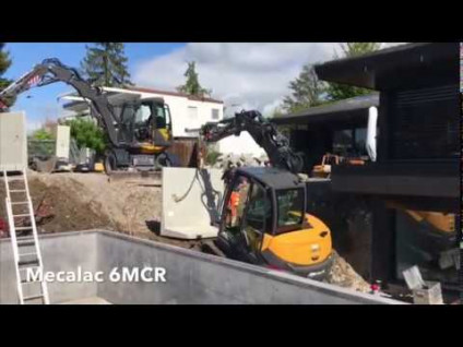 Versetzen von Betonelemente