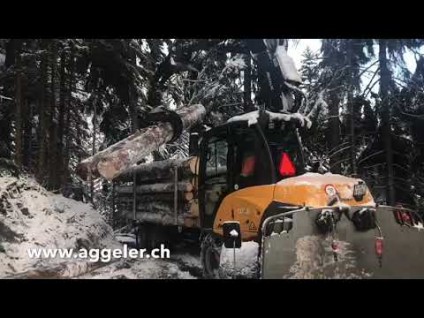 Winterzauber mit dem Mobilbagger